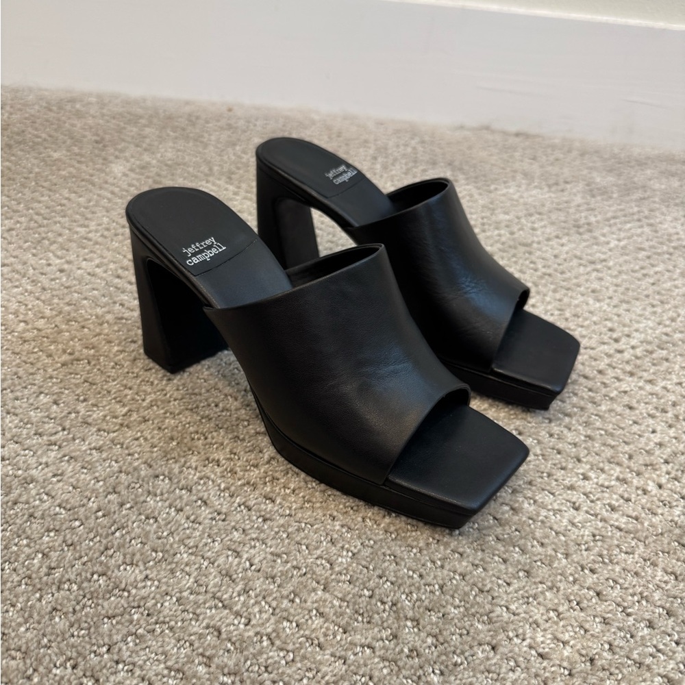 Jeffrey Campbell Black Platform Miles